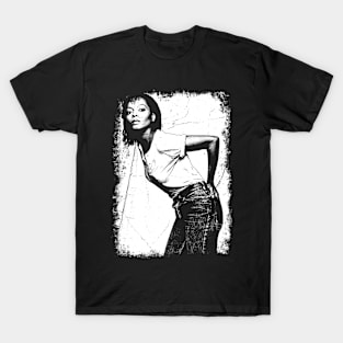 Diana Ross 80s 90s Vintage Distressed T-Shirt